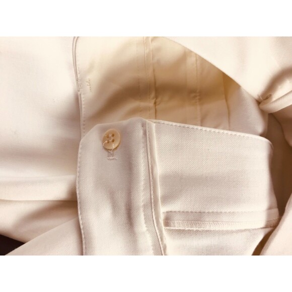 Talbots Petites White Curvy Trouser Wide Leg Flare Dress Pants Size 14 Petite - Picture 12 of 15